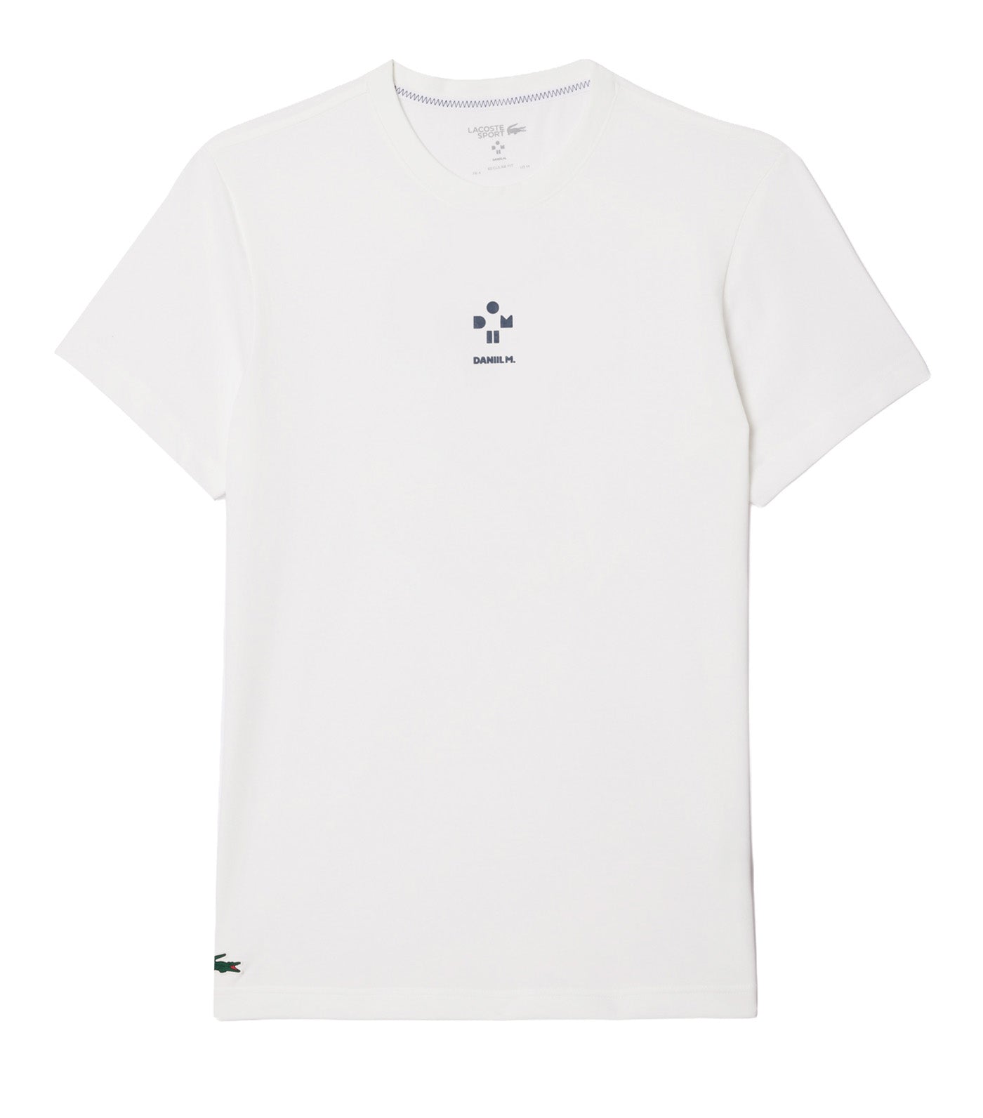 Lacoste Tennis x Daniil Medvedev Ultra Dry T-Shirt White