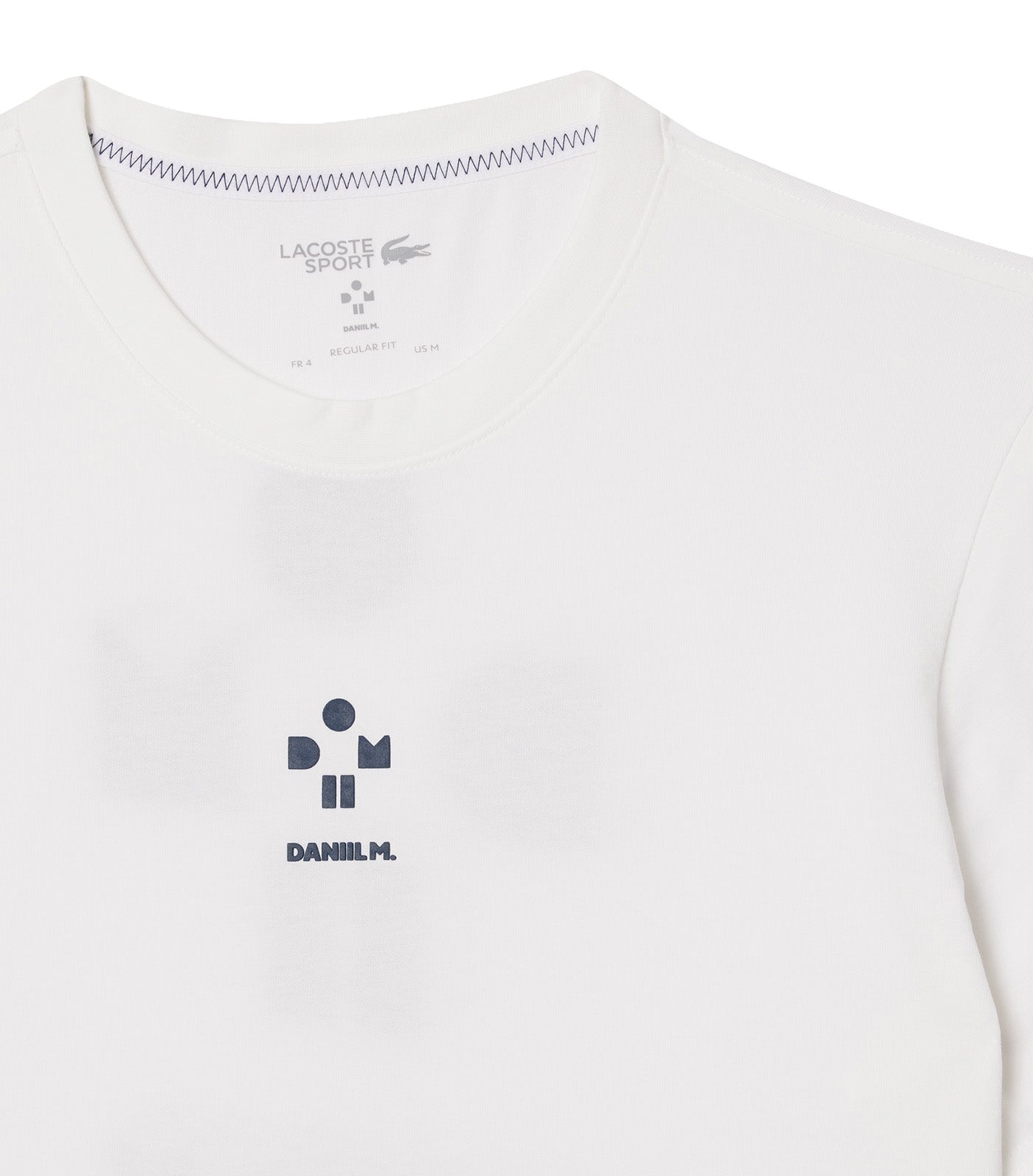Lacoste Tennis x Daniil Medvedev Ultra Dry T-Shirt White