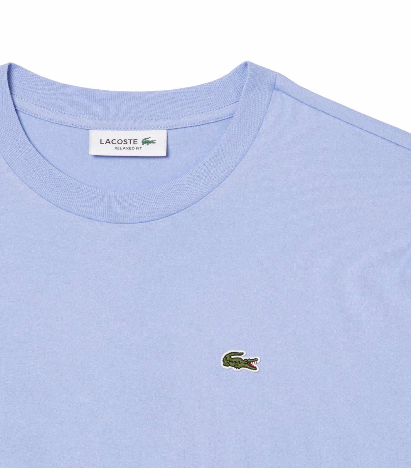 Relaxed Fit Soft Cotton T-Shirt Delphinium