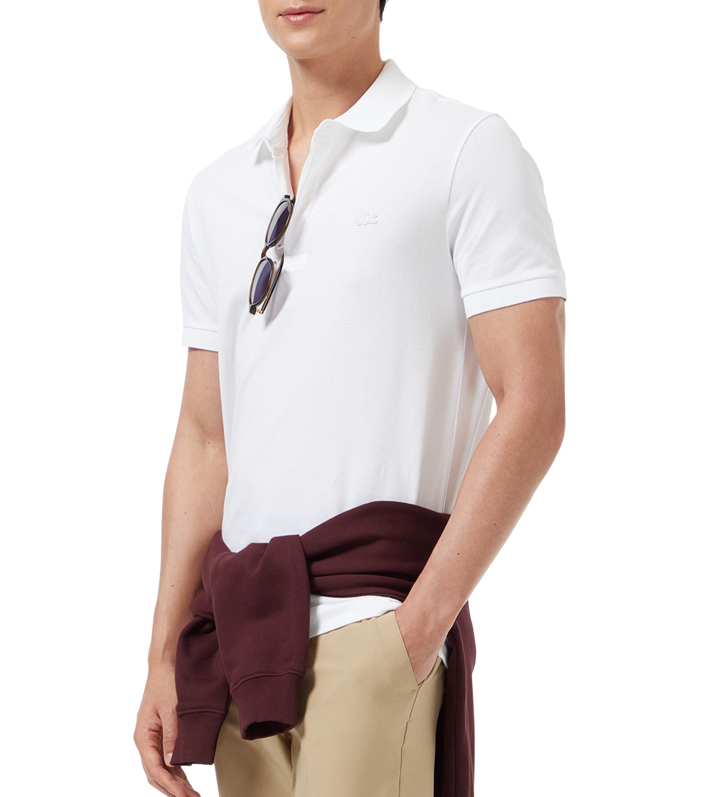 Smart Paris Stretch Cotton Piqué Polo Shirt