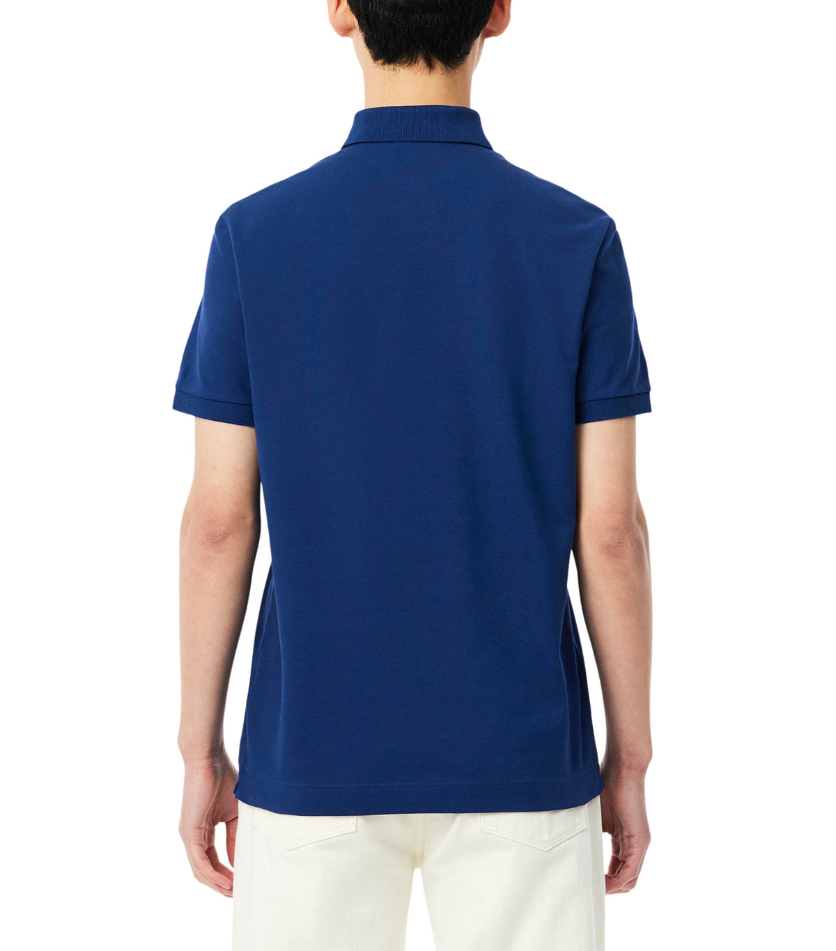 Smart Paris Stretch Cotton Piqué Polo Shirt Methylene