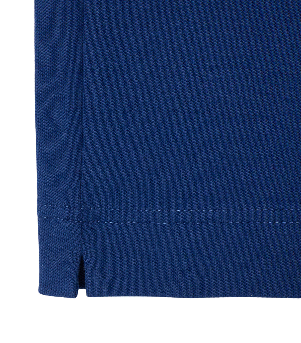 Smart Paris Stretch Cotton Piqué Polo Shirt Methylene
