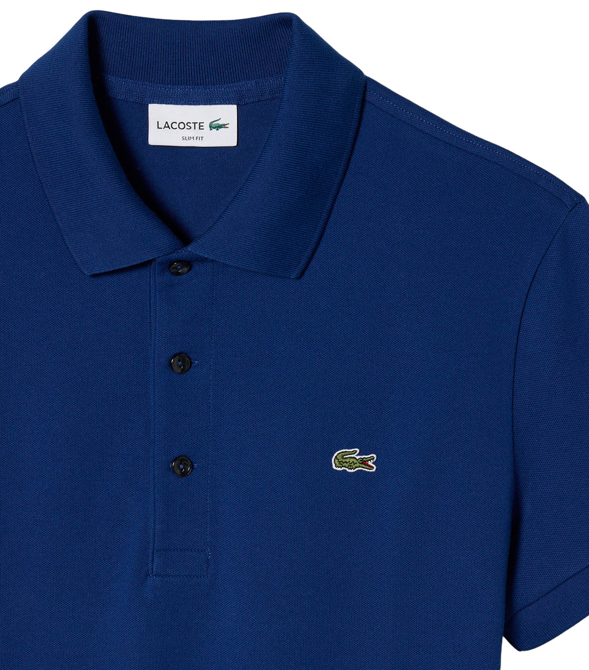 Slim Fit Stretch Piqué Polo Shirt Methylene