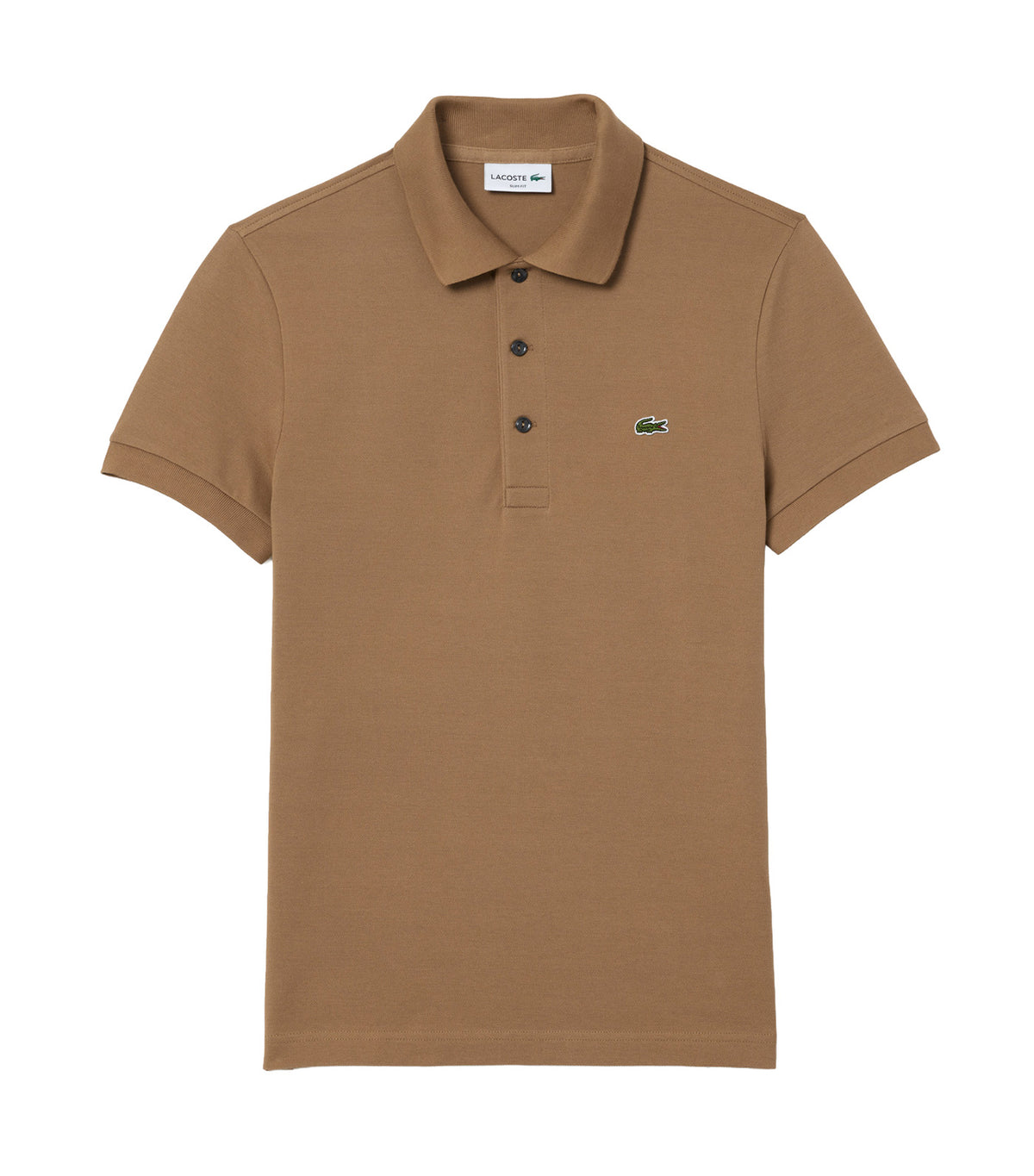 Slim Fit Stretch Piqué Polo Shirt Cookie