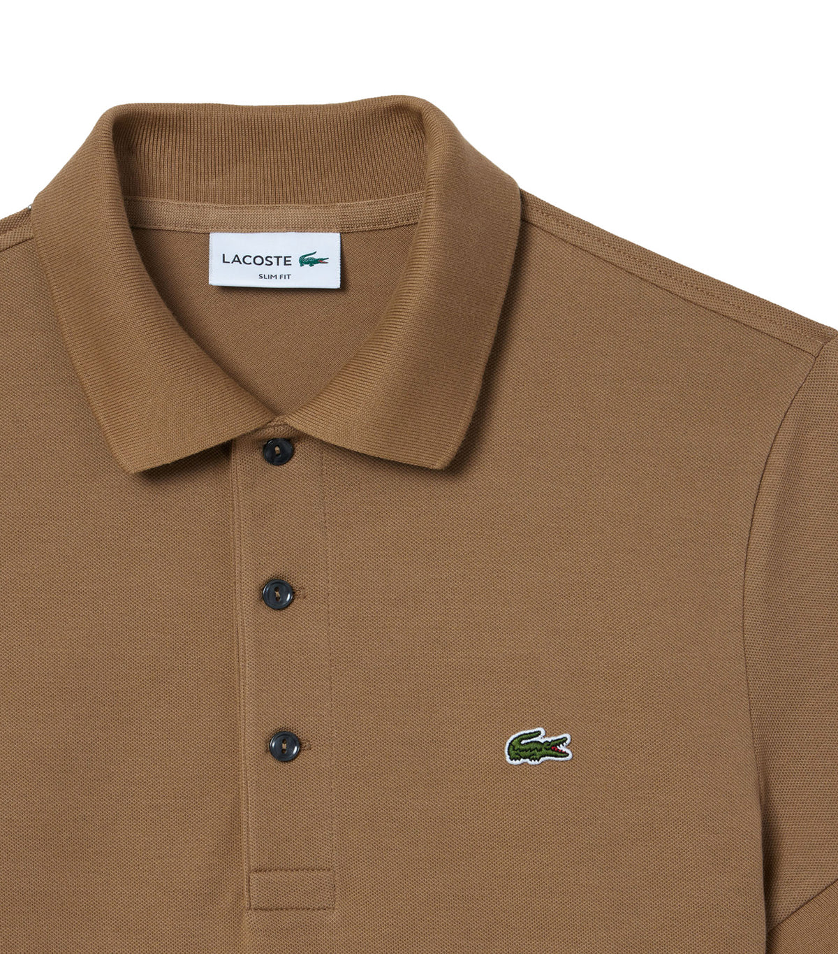 Slim Fit Stretch Piqué Polo Shirt Cookie