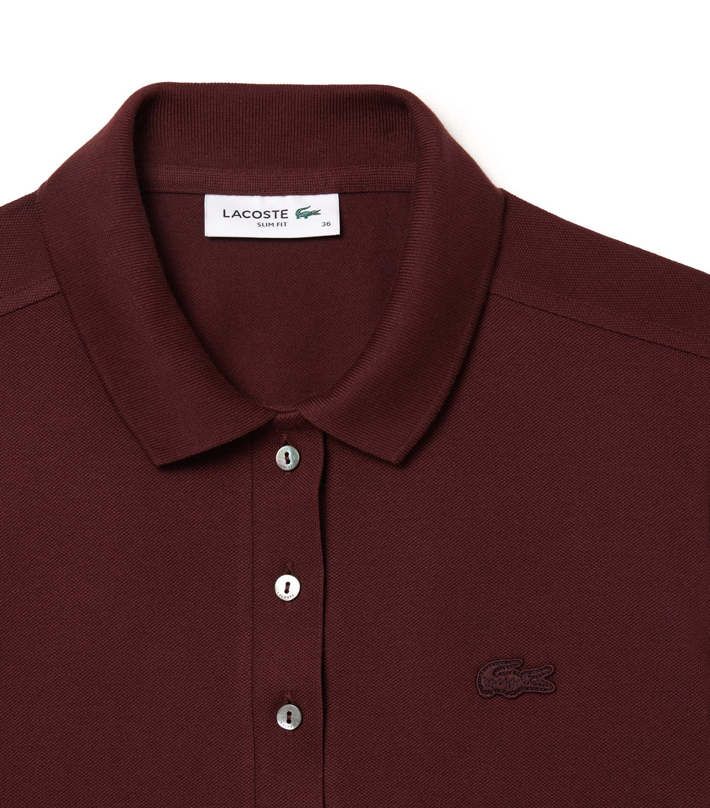 L.12.D Slim Fit Stretch Petit Piqué Polo Shirt Expresso