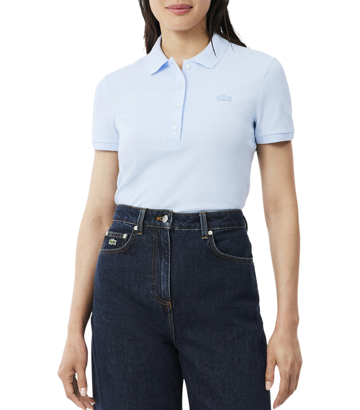 L.12.D Slim Fit Stretch Mini Pique Polo Shirt Rill