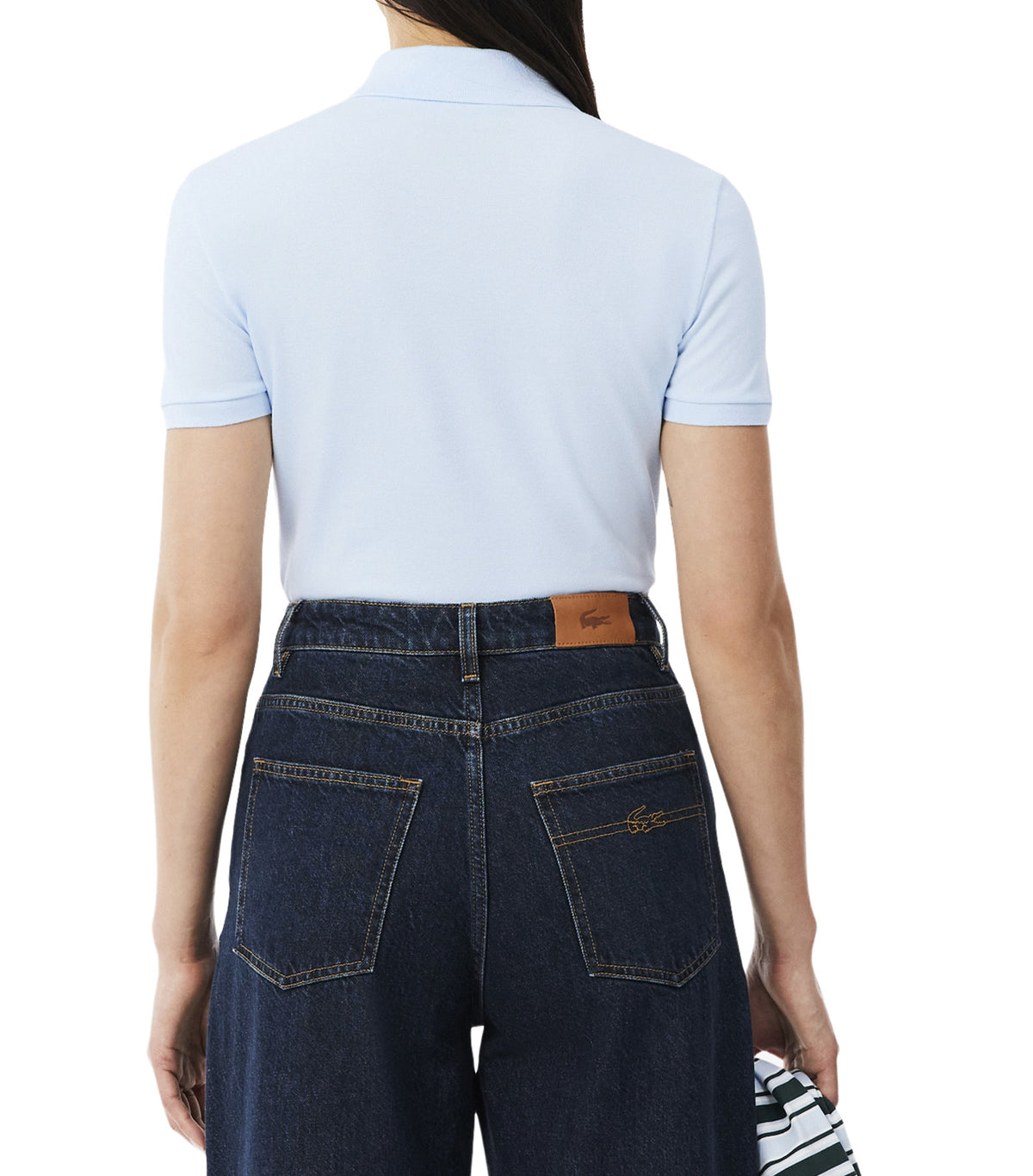L.12.D Slim Fit Stretch Mini Pique Polo Shirt Rill