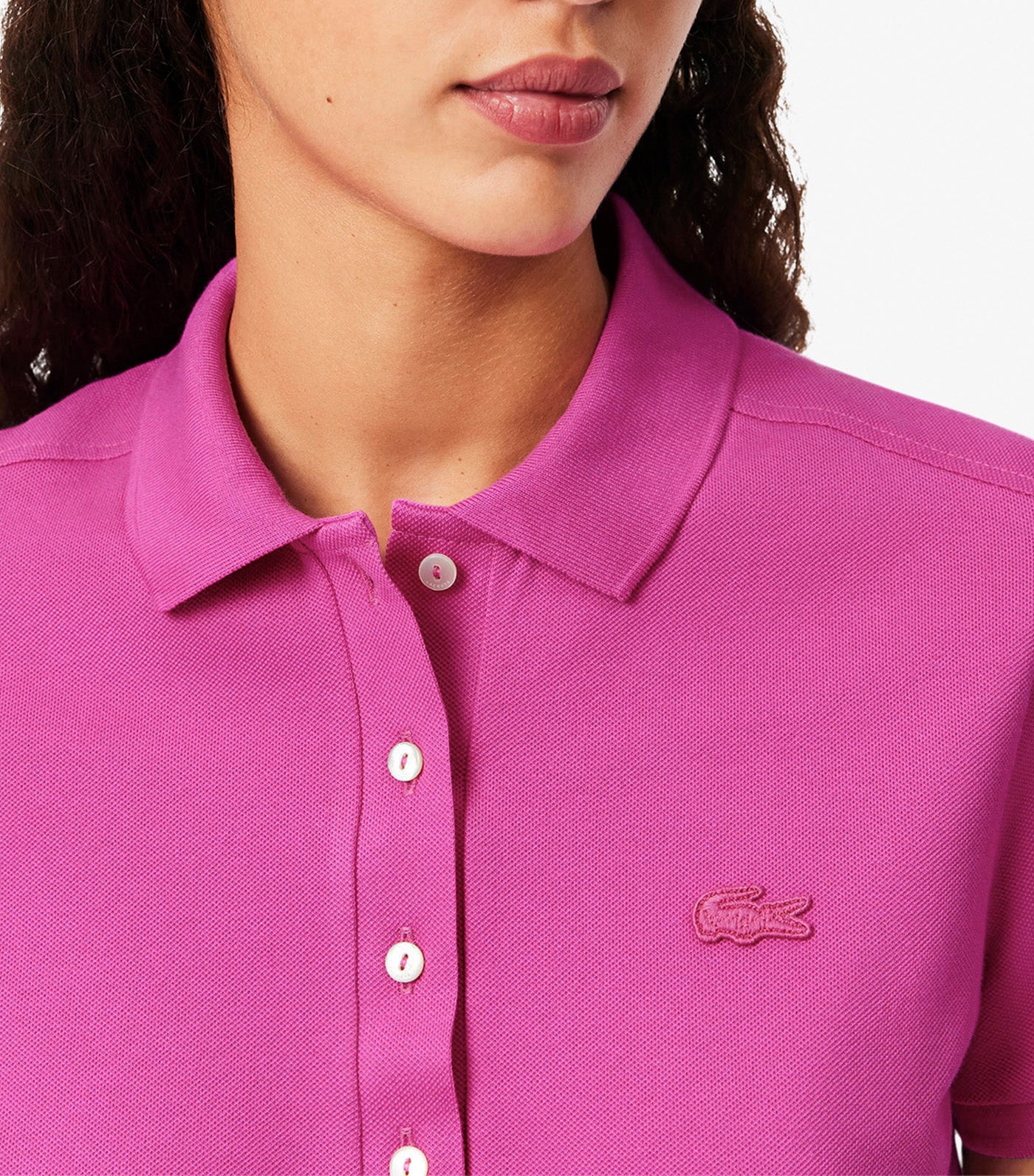 L.12.D Slim Fit Stretch Mini Piqué Polo Shirt