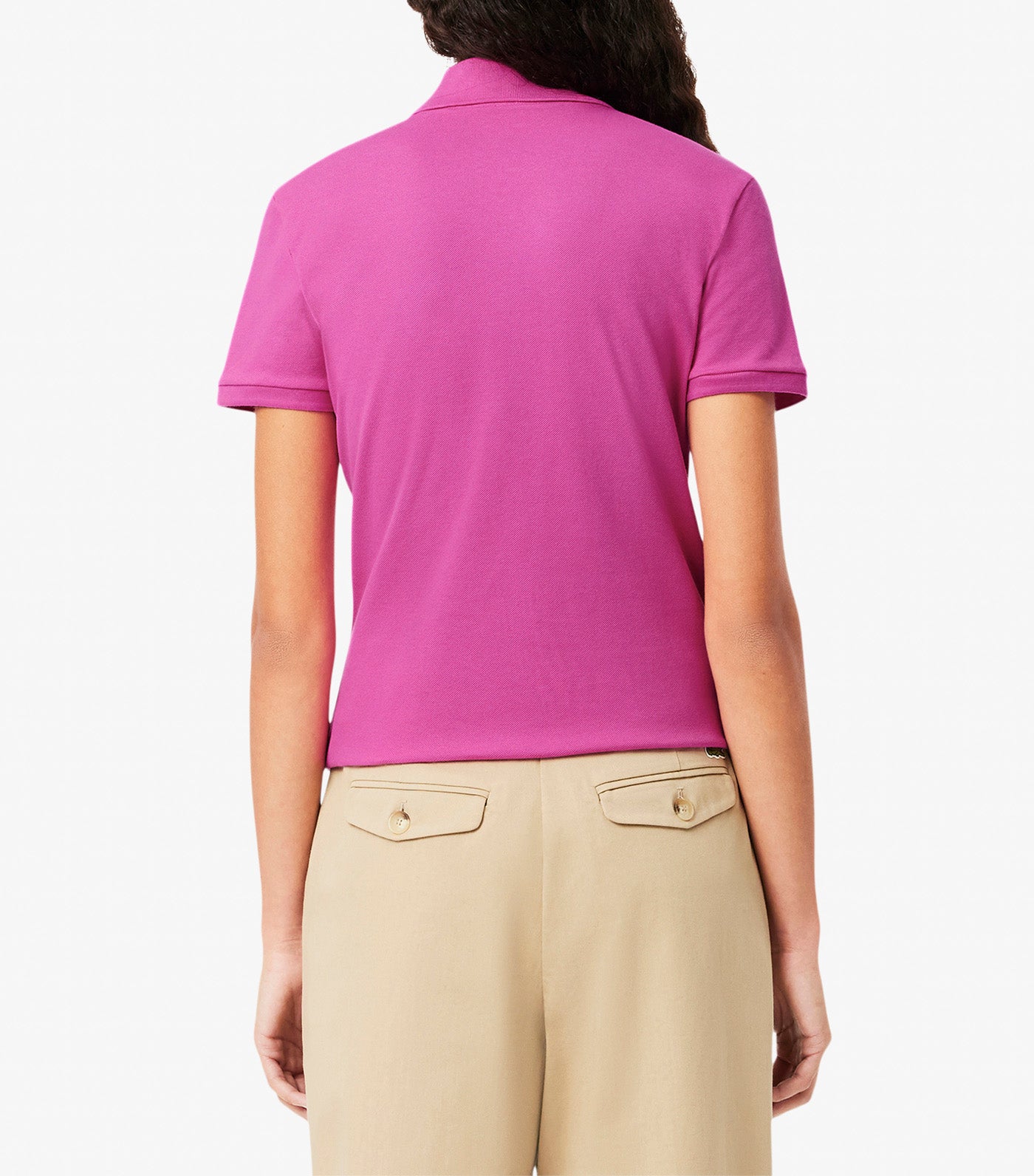 L.12.D Slim Fit Stretch Mini Piqué Polo Shirt