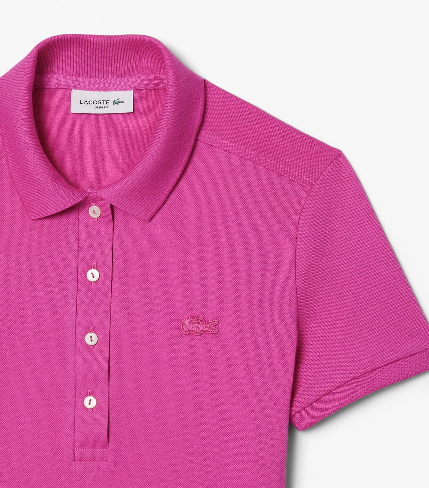 L.12.D Slim Fit Stretch Mini Piqué Polo Shirt