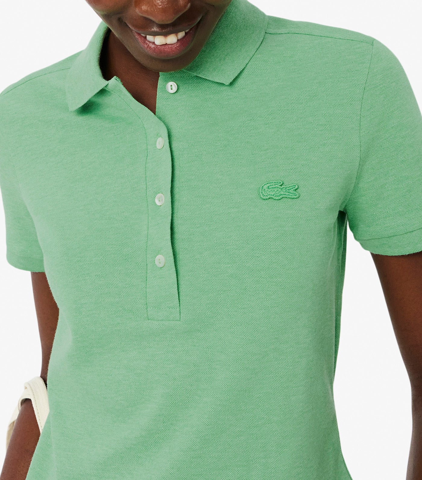 L.12.D Slim Fit Stretch Mini Piqué Polo Shirt