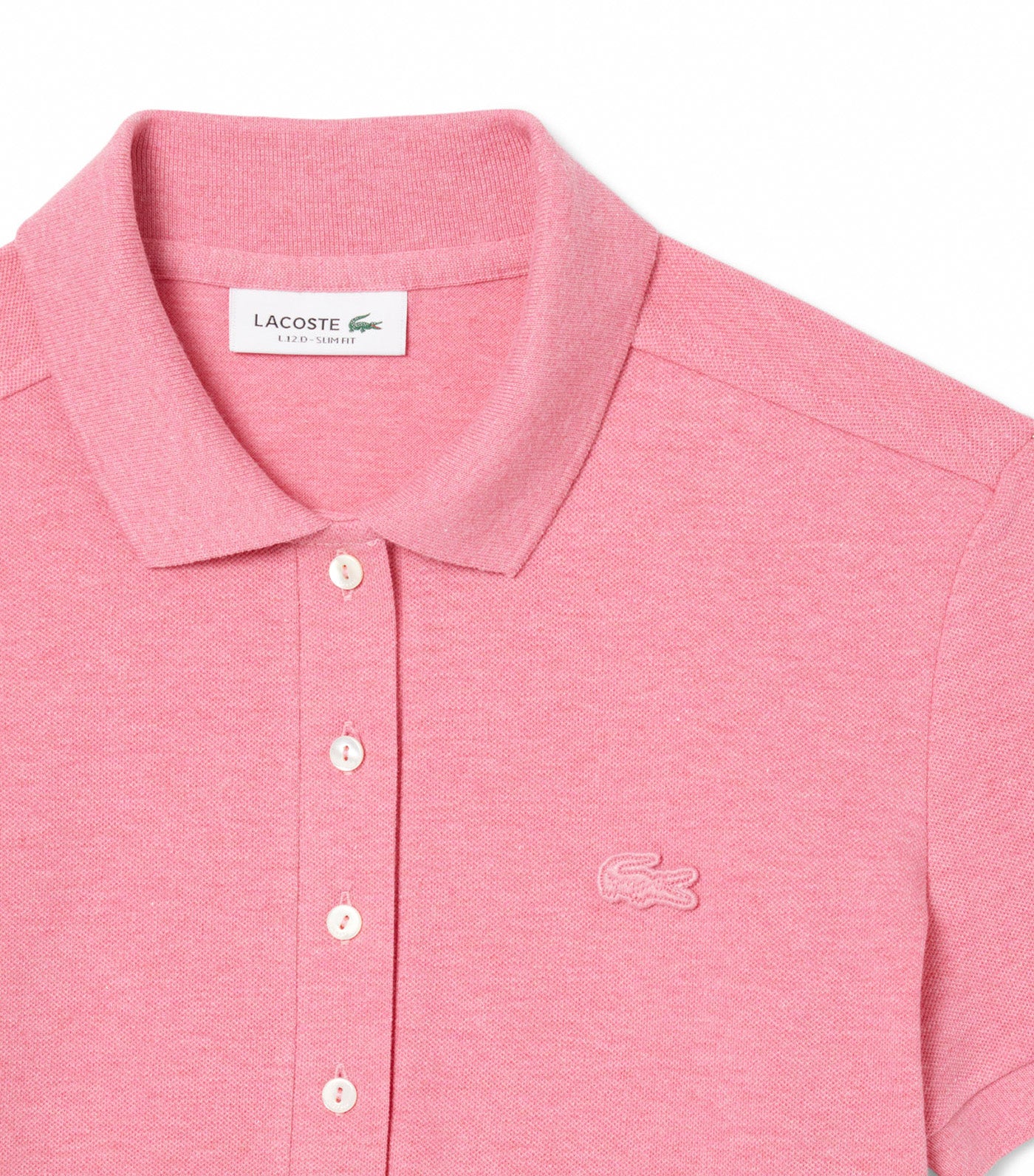 L.12.D Slim Fit Stretch Mini Piqué Polo Shirt