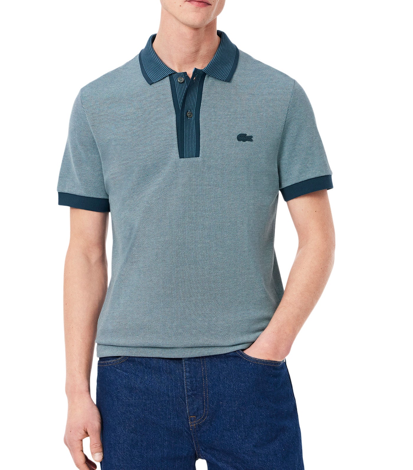 Men's Caviar Polo Falcon/Limestone-Flour
