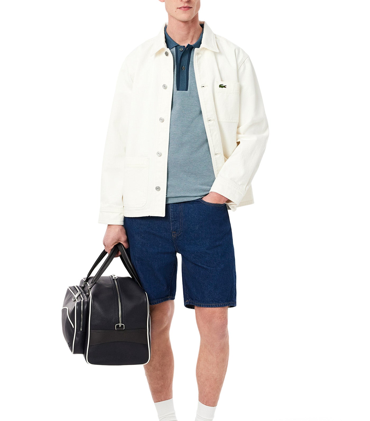Men's Caviar Polo Falcon/Limestone-Flour