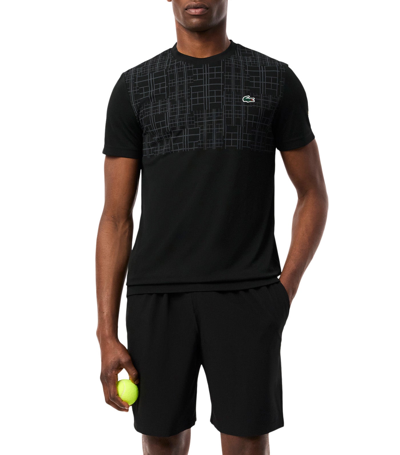 Lacoste Tennis x Novak Djokovic Sportsuit Shorts Black/Gold
