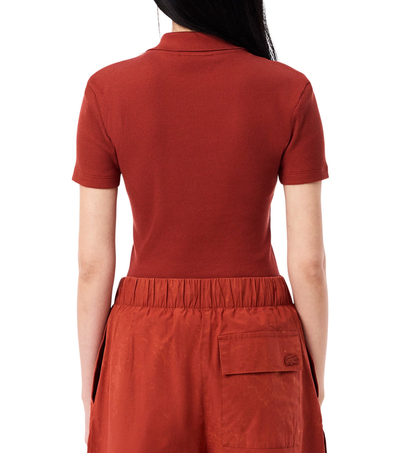 Slim Fit L.12.D Ribbed Cotton Polo Shirt