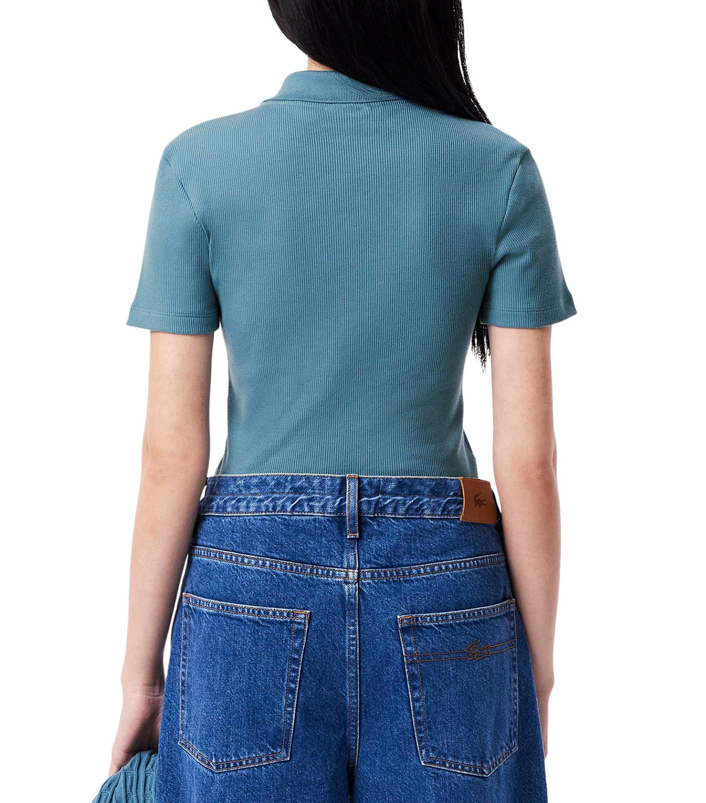 Slim Fit L.12.D Ribbed Cotton Polo Shirt