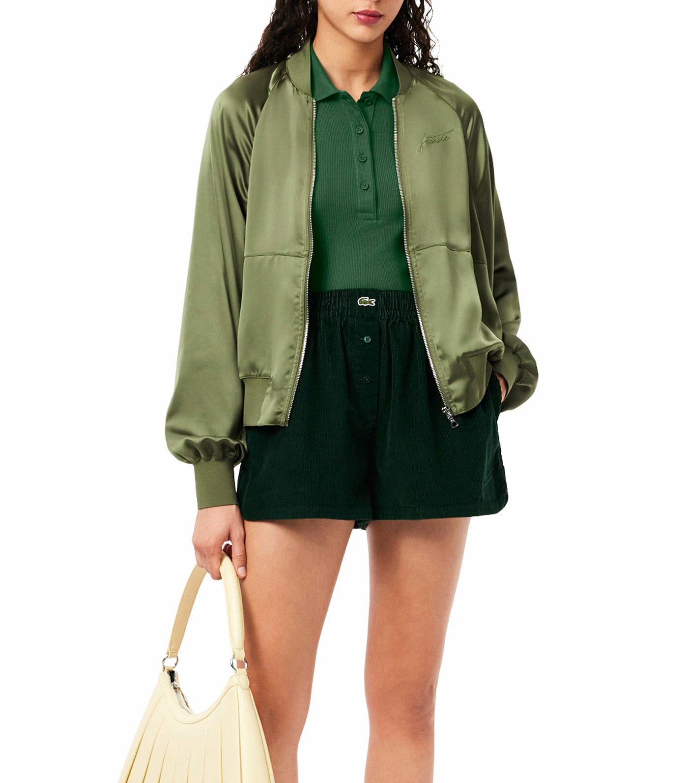 Slim Fit L.12.D Ribbed Cotton Polo Shirt