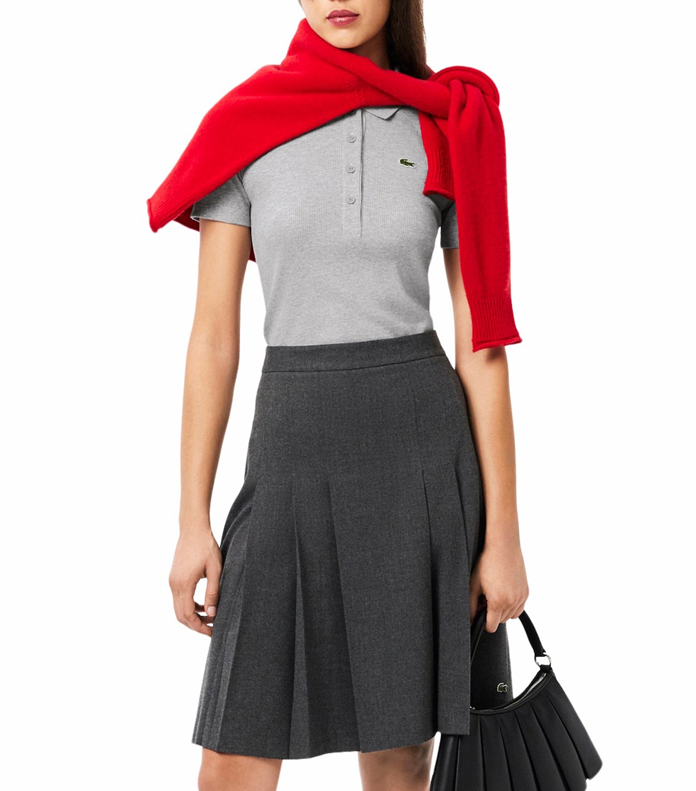 Slim Fit L.12.D Ribbed Cotton Polo Shirt