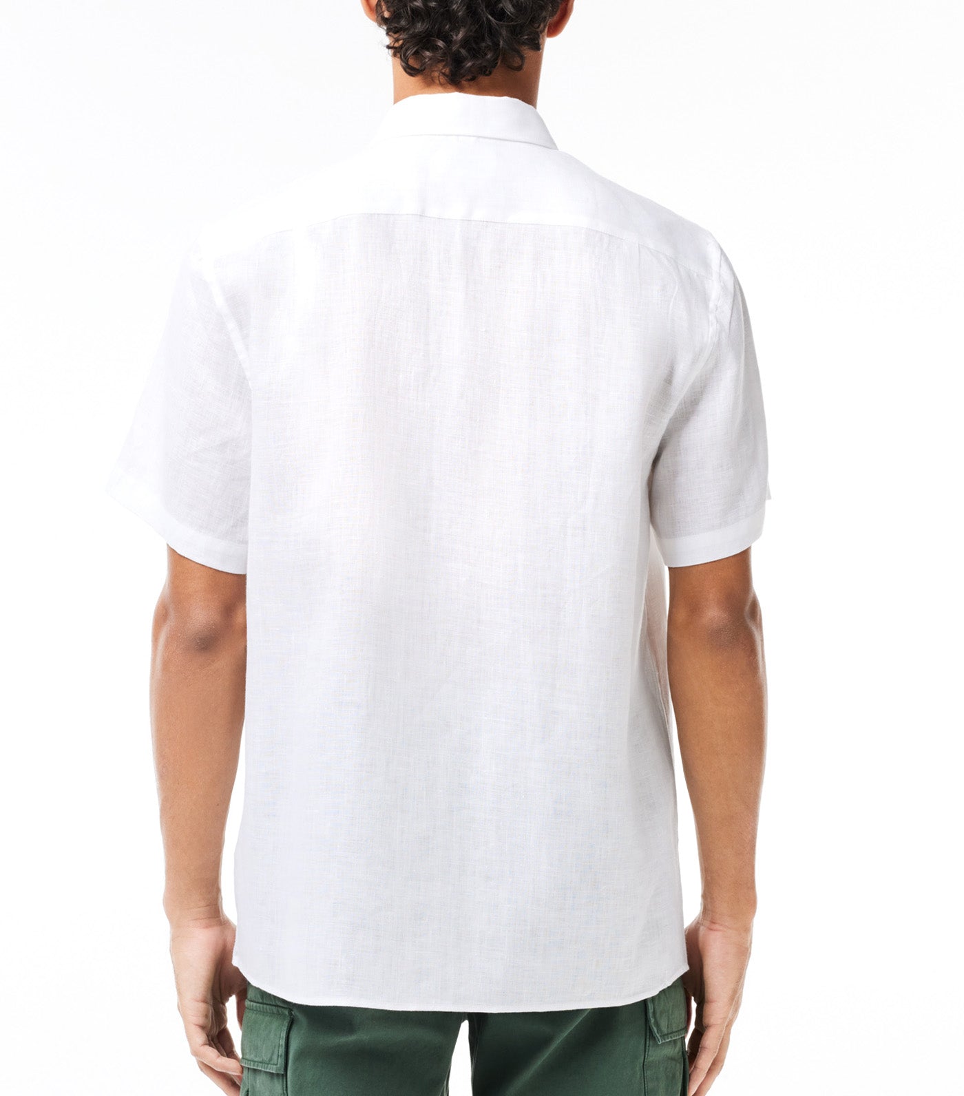 Short-Sleeved Linen Shirt