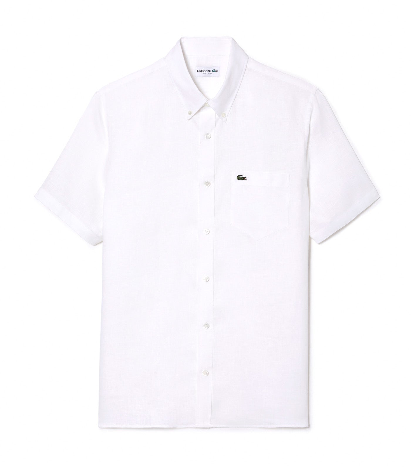 Short-Sleeved Linen Shirt