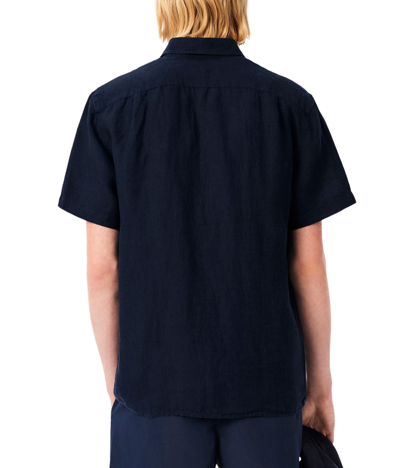 Short-Sleeved Linen Shirt