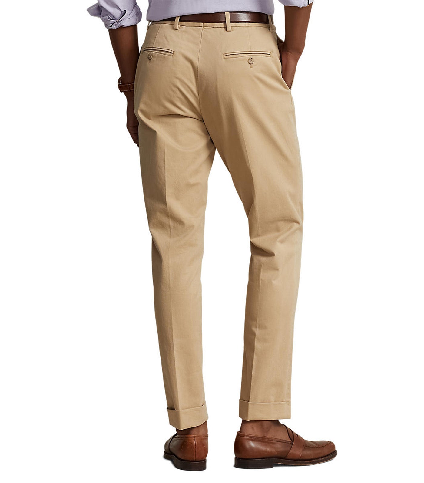 Men's Stretch Chino Suit Trouser Monument Tan