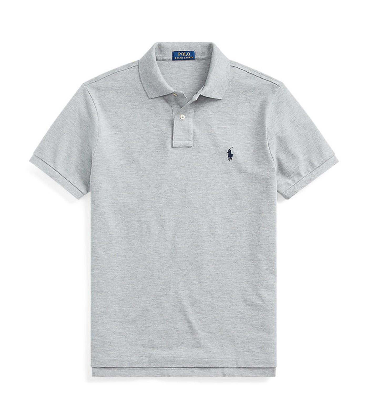 Men's Custom Slim Fit Mesh Polo Shirt Andover Heather