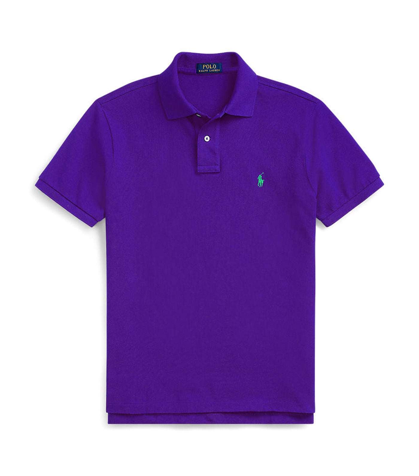 Men's Custom Slim Fit Mesh Polo Shirt Chalet Purple