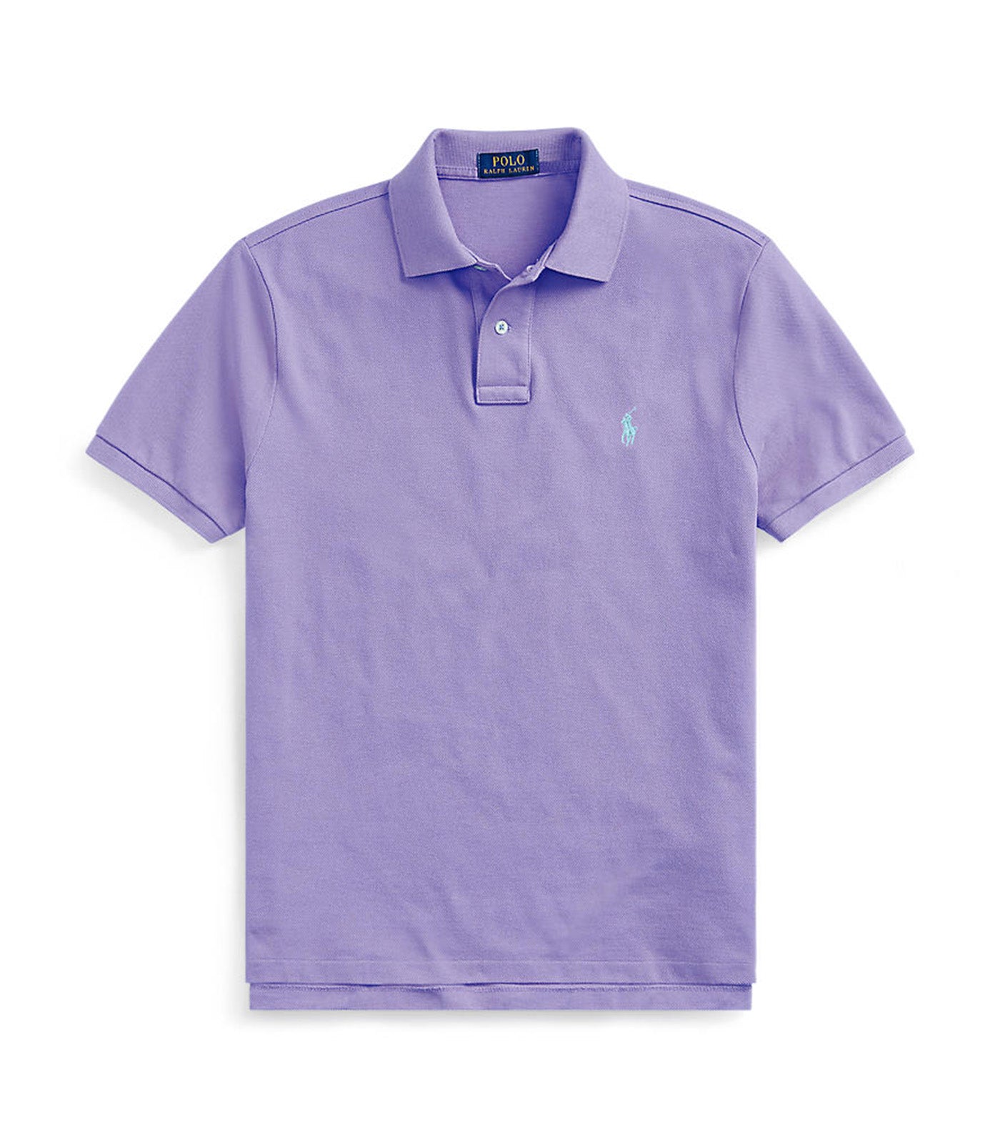 Men's Custom Slim Fit Mesh Polo Shirt Cactus Purple