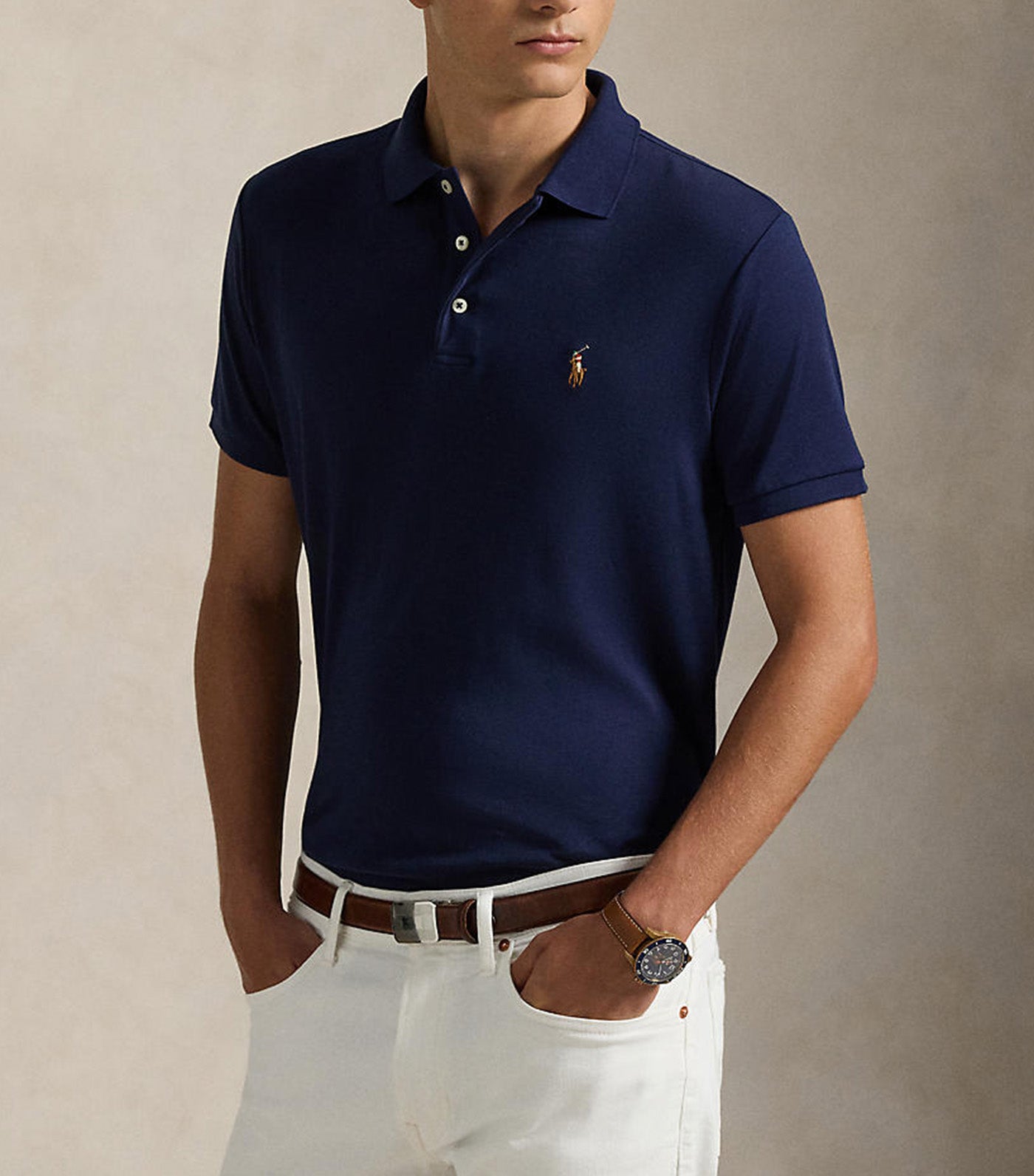 Custom Slim Fit Cotton Polo