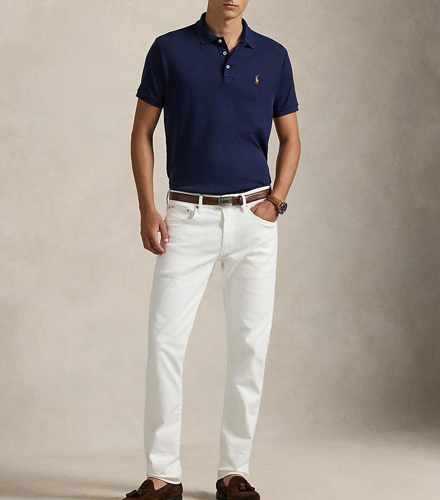 Custom Slim Fit Cotton Polo