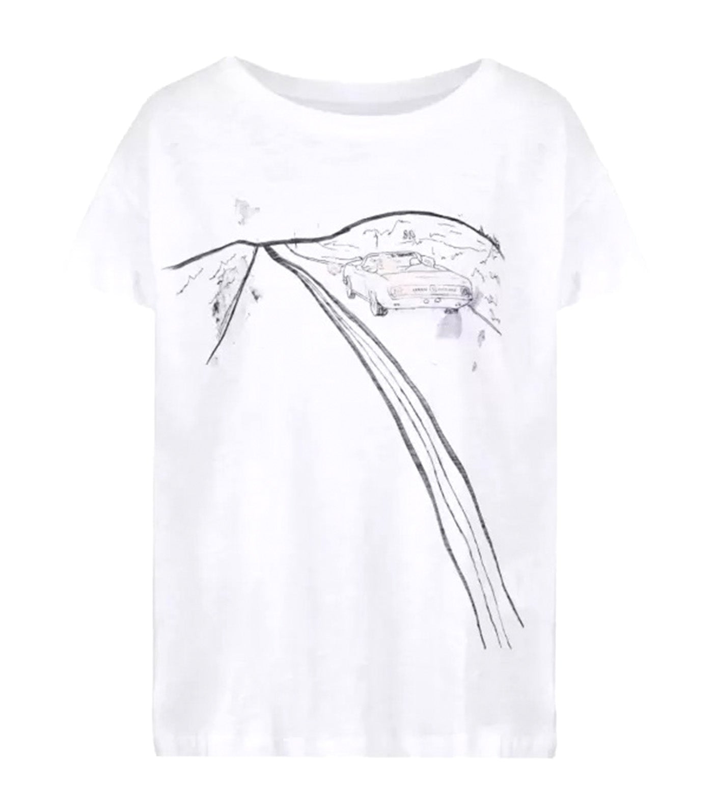 Relaxed Fit Tee Optic White
