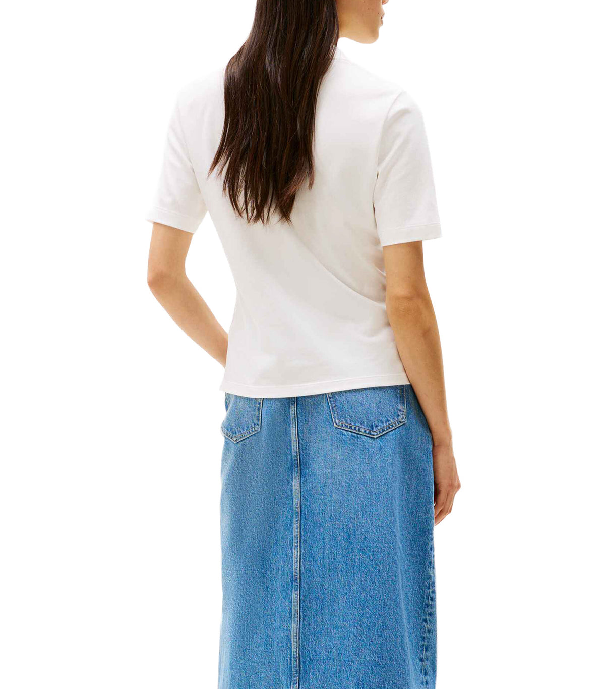 Women's 1985 Reg Pique S/S Polo Ecru