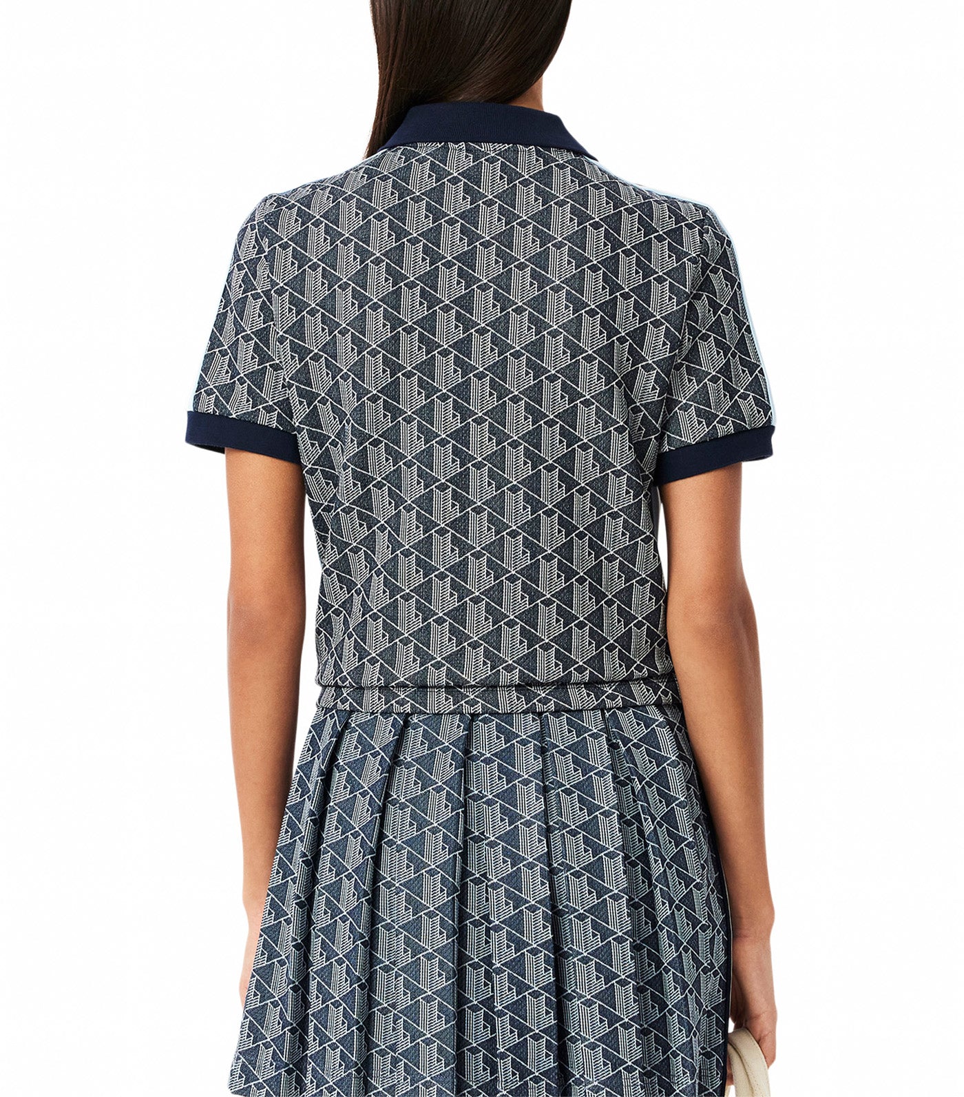 Slim Fit Monogram Jacquard Polo Shirt