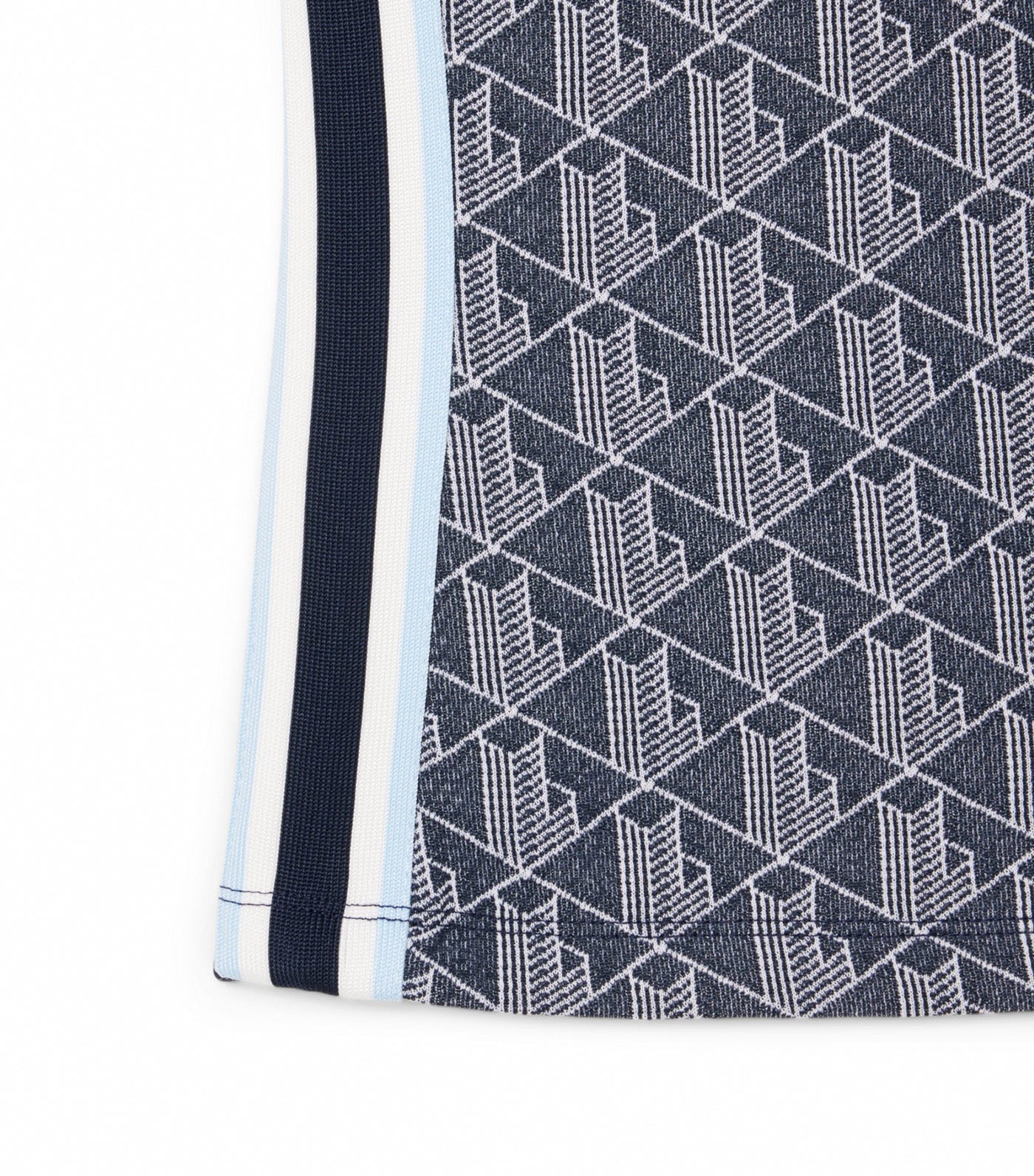 Slim Fit Monogram Jacquard Polo Shirt