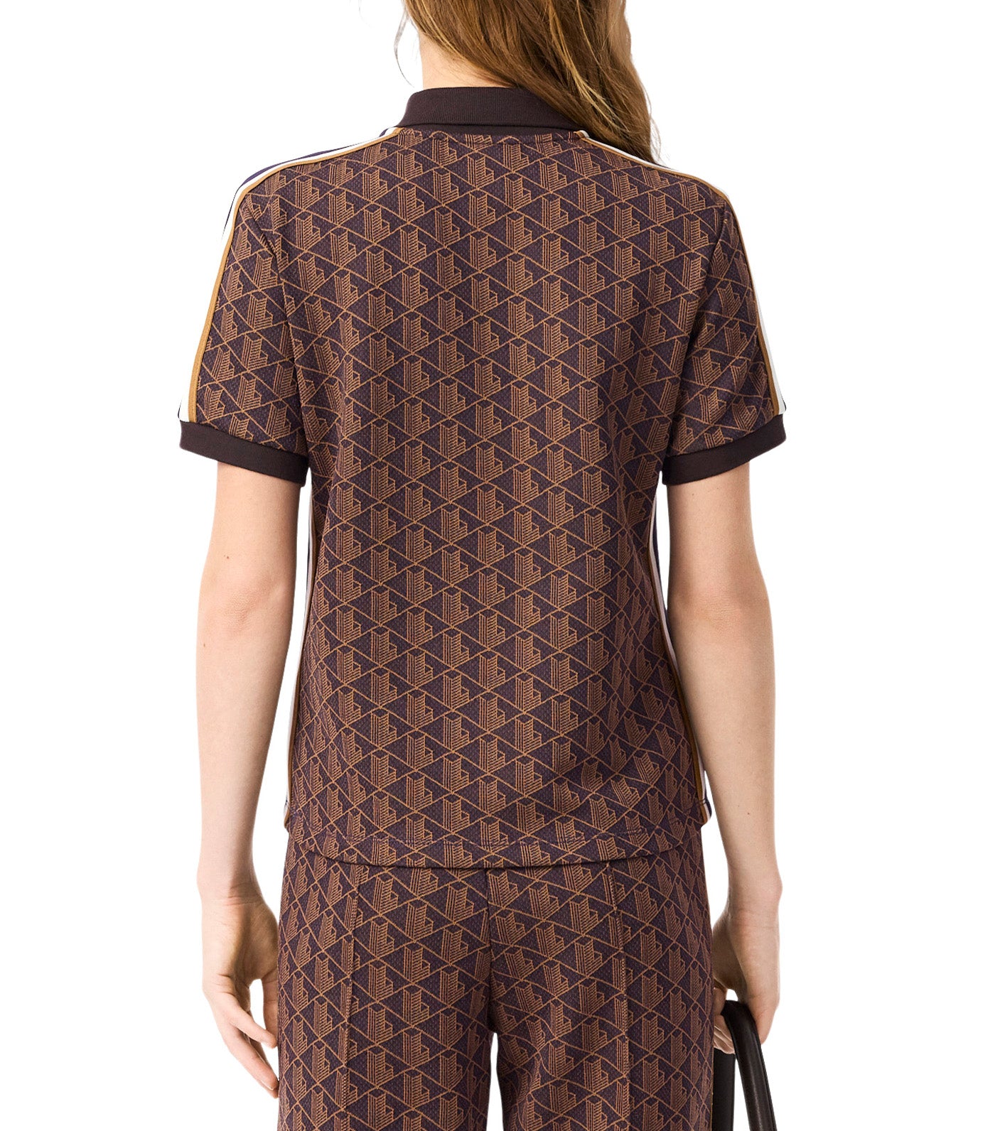 Slim Fit Monogram Jacquard Polo Shirt