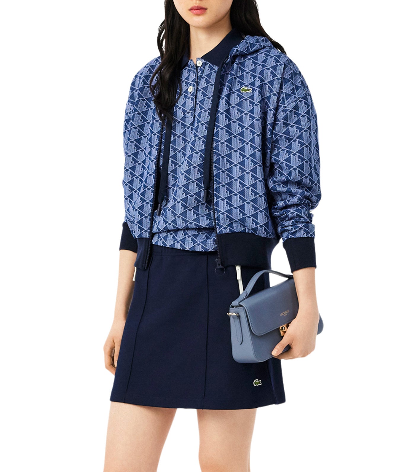 Slim Fit Monogram Jacquard Polo Shirt