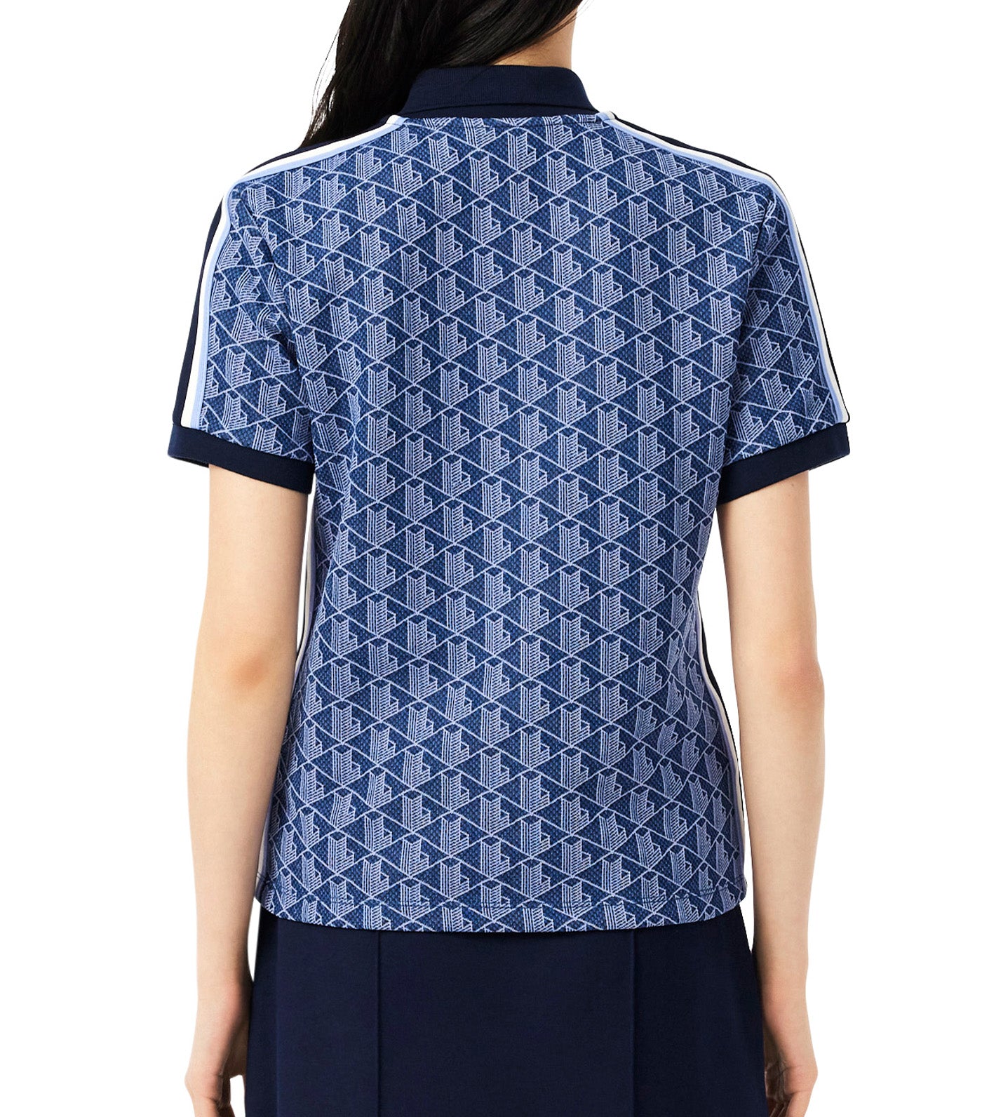 Slim Fit Monogram Jacquard Polo Shirt