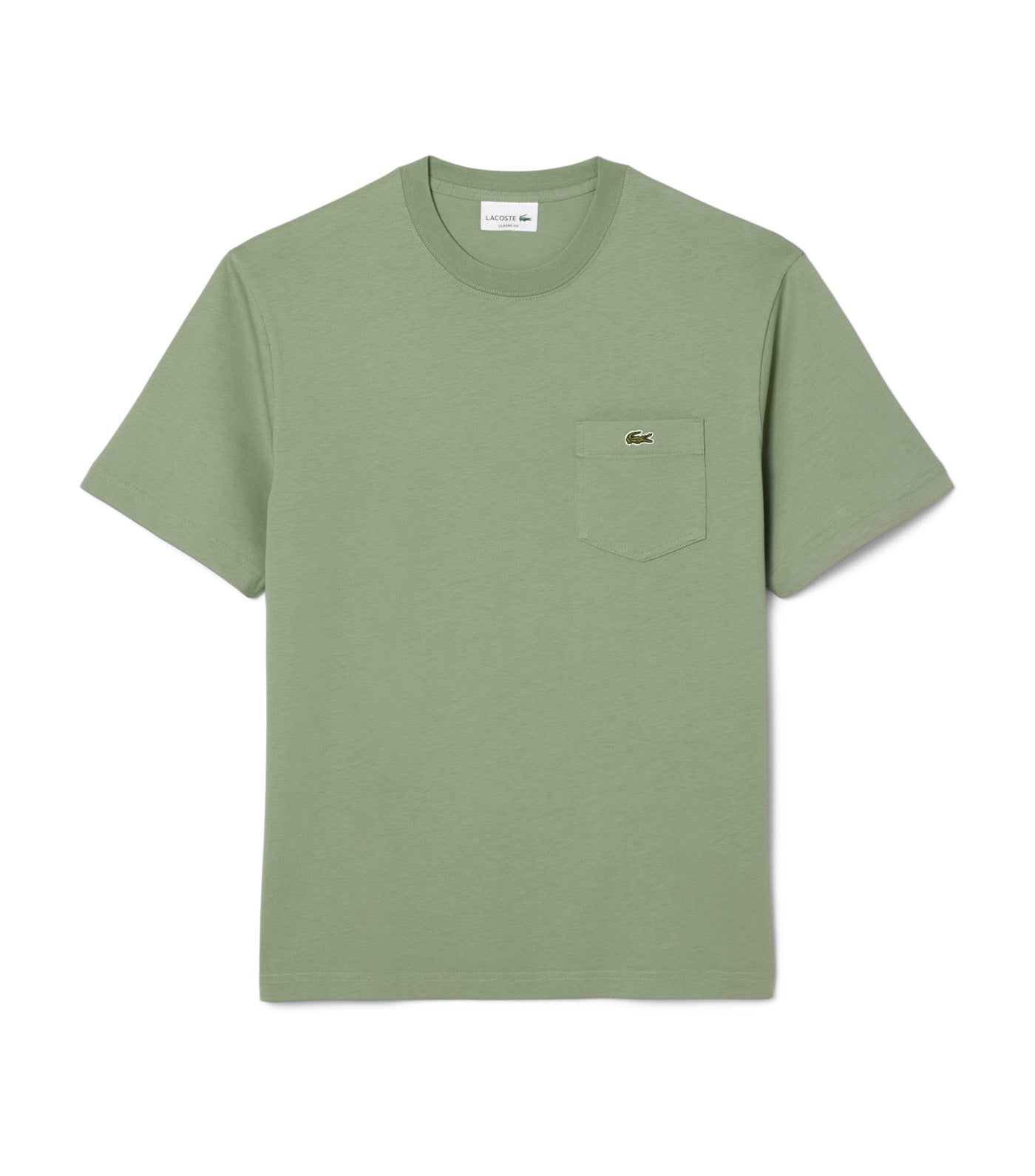 Cotton T-shirt with Breast Pocket
