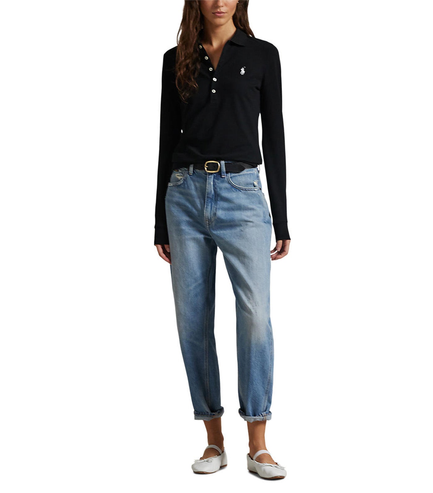 Polo Ralph Lauren Women's Slim Fit Stretch Polo Shirt | Rustan's