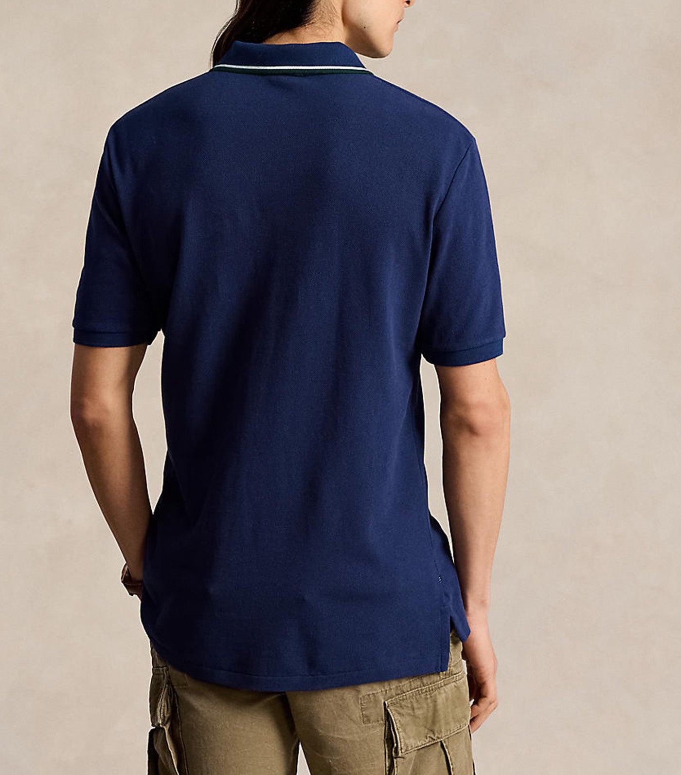 Men's Classic Fit Polo Bear Mesh Polo Shirt Newport Navy