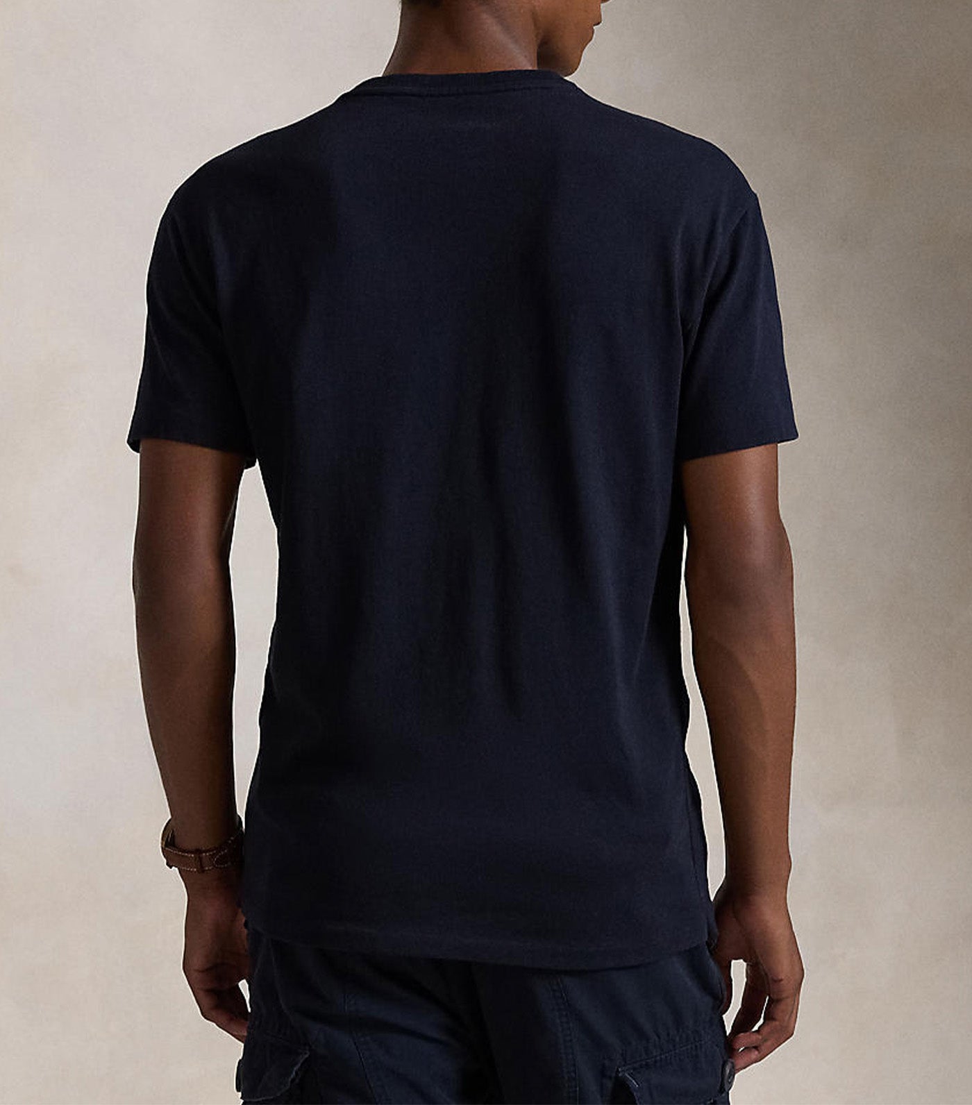 Men's Classic Fit Logo Jersey T-Shirt RL Navy