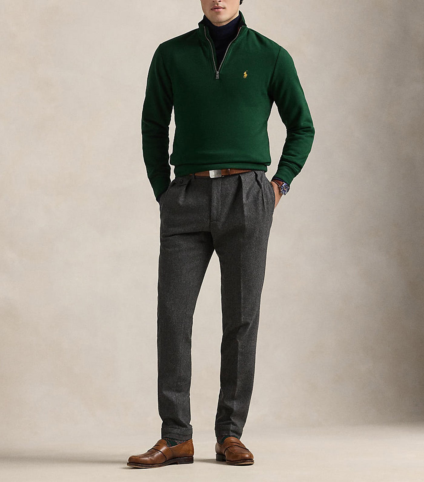 Men's The RL Fleece Sweatshirt College Green