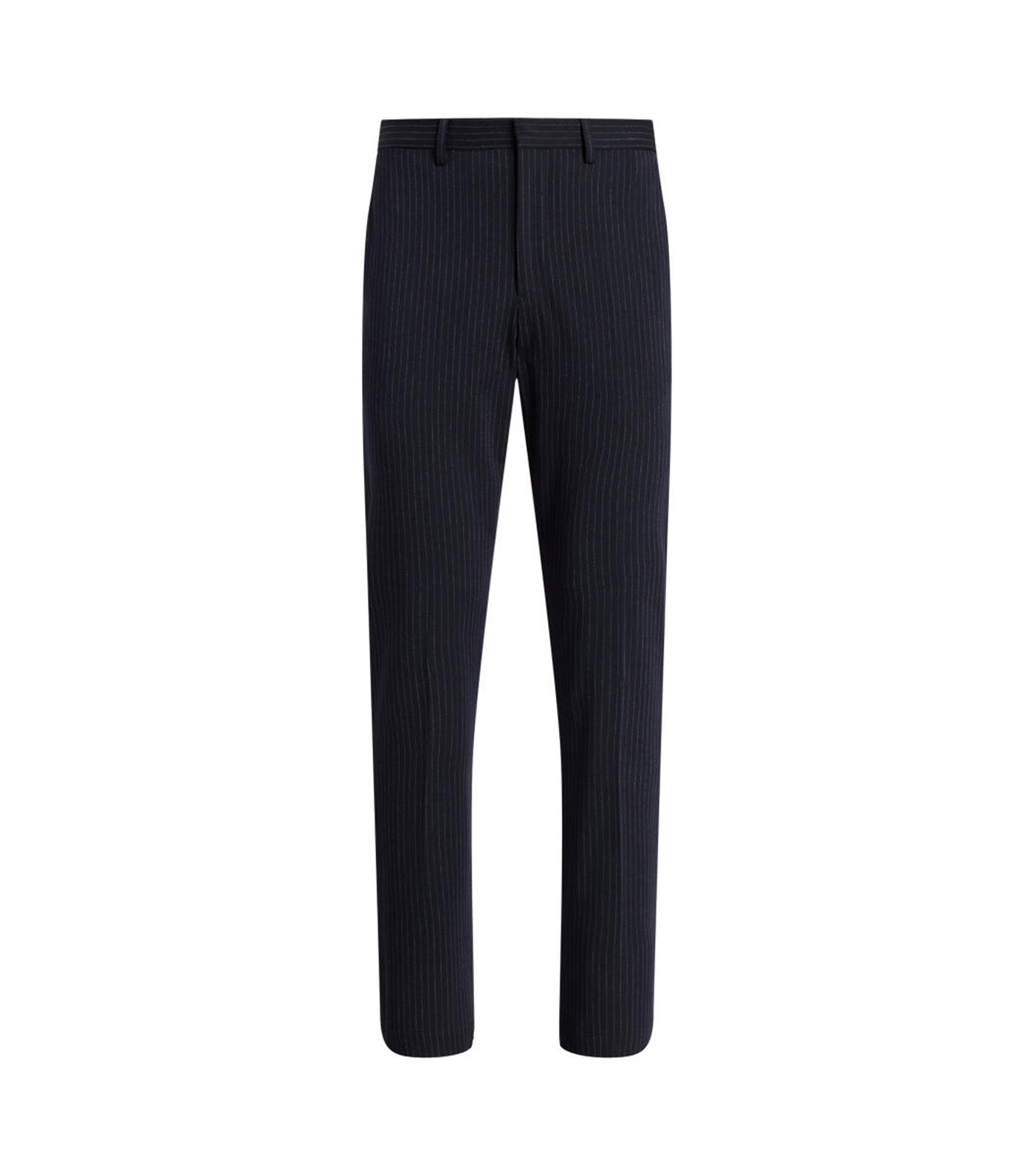 Men's Slim Fit Performance Twill Pant Navy Pinstripe