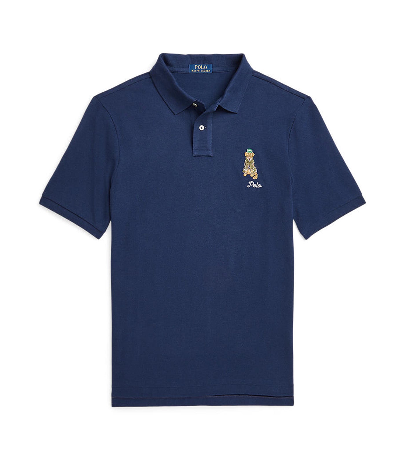 Men's Classic Fit Polo Bear Mesh Polo Shirt Newport Navy