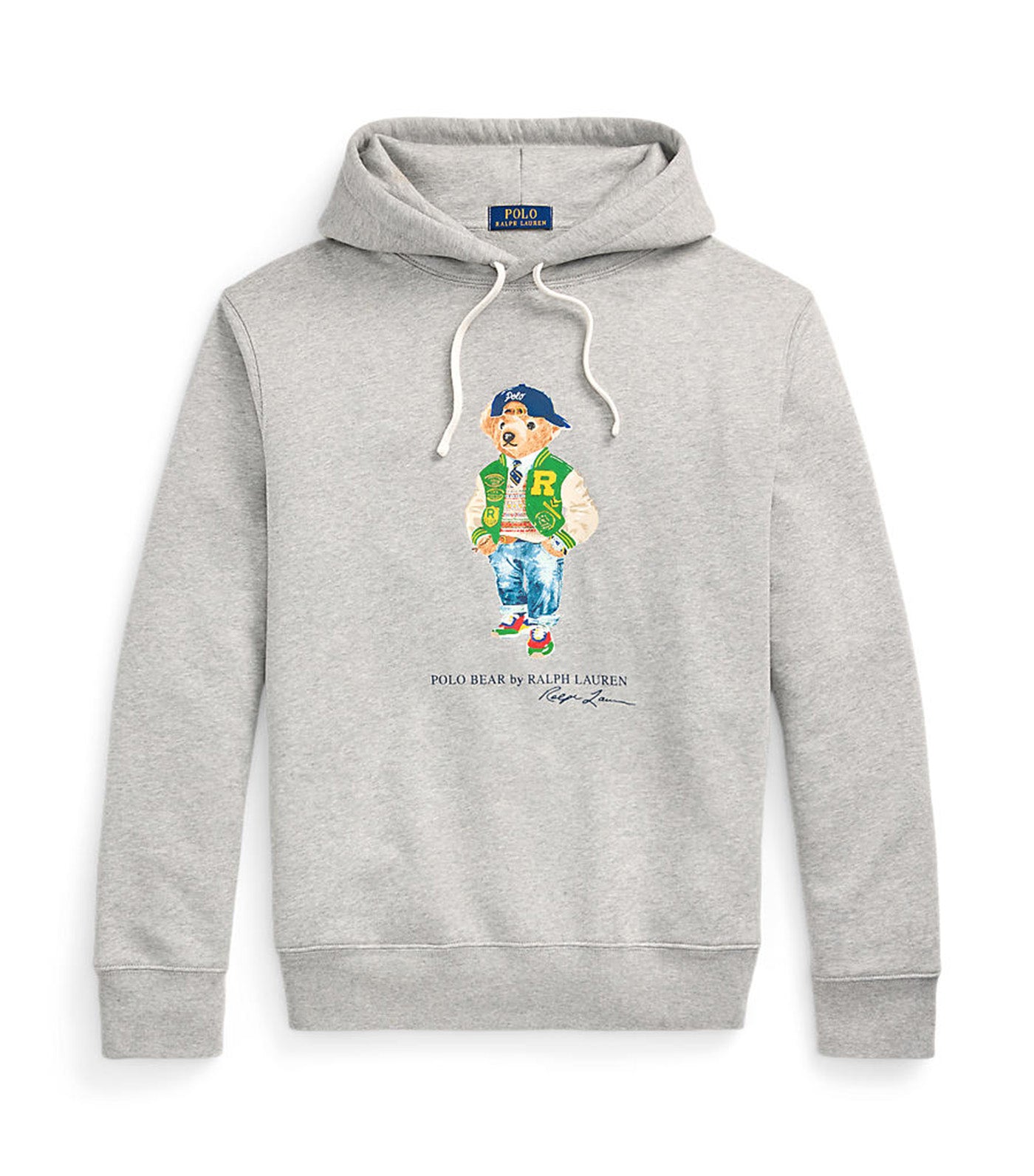 Men's Polo Bear Fleece Hoodie Andover Heather