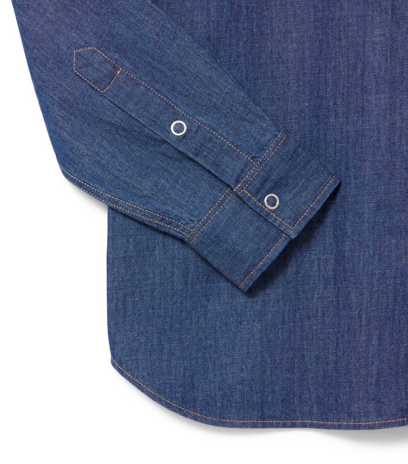 Lacoste Regular Fit Lightweight Denim Shirt Washed Deep Medium