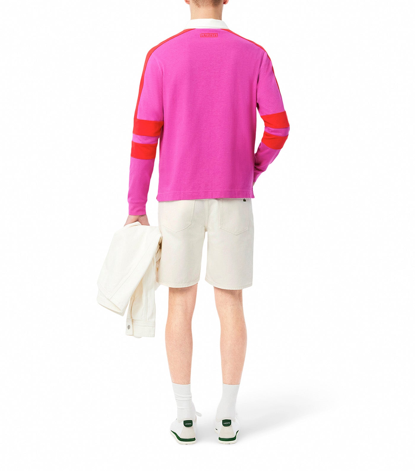 Straight Fit Denim Bermuda Shorts